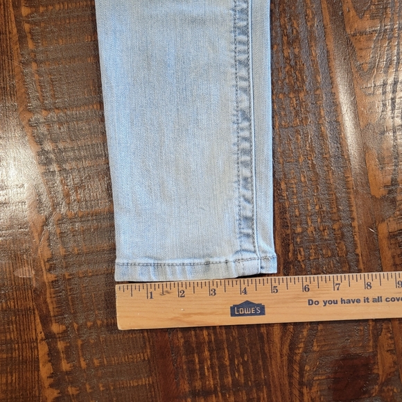 Seven7 Women's Tummyless High Rise Slimming Skinny Jeans sz 8  light wash denim - Picture 9 of 12